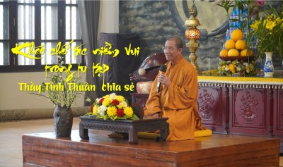 Pháp thoại: Khéo chế tác niềm vui trong tu tập 
